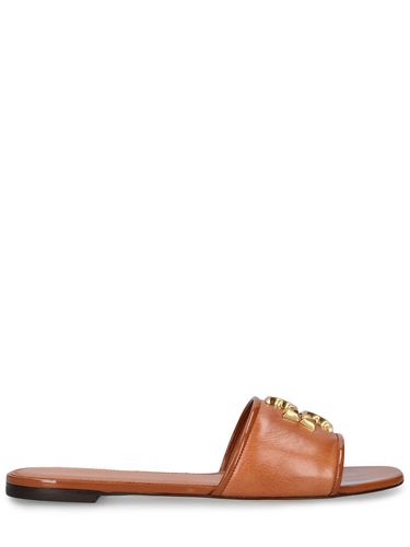 Mm Eleanor Leather Slide Sandals - TORY BURCH - Modalova