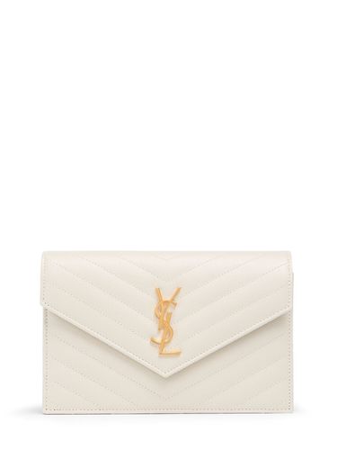 Cassandre Matelasse Leather Chain Wallet - SAINT LAURENT - Modalova