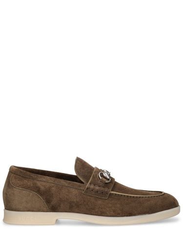 Konrad Suede Loafers - GUCCI - Modalova