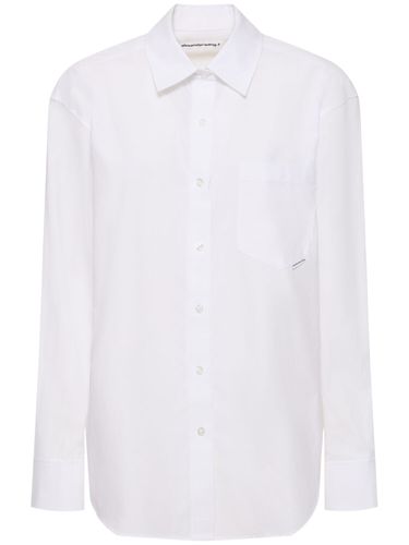 Boyfriend Cotton Shirt - ALEXANDER WANG - Modalova