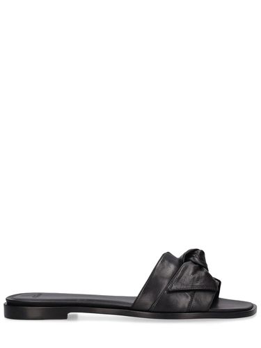 Mm Maxi Clarita Leather Flat Slides - ALEXANDRE BIRMAN - Modalova