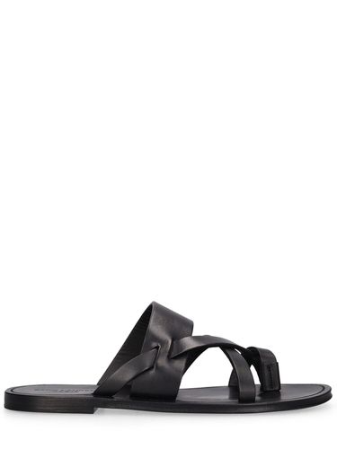 Culver Leather Sandals - SAINT LAURENT - Modalova