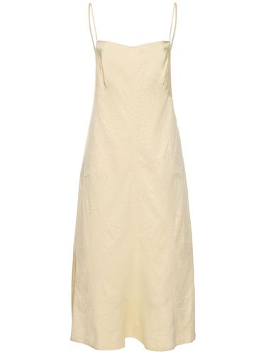 Satin & Lace Mini Dress - JIL SANDER - Modalova