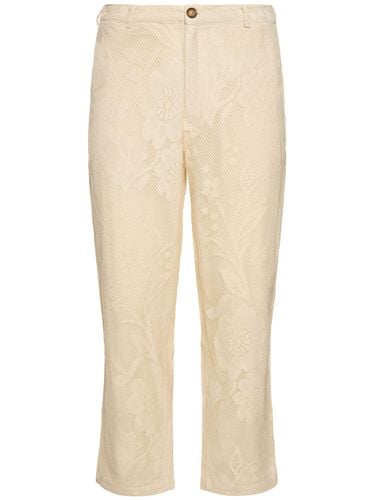 Cotton Lace Formal Pants - HARAGO - Modalova