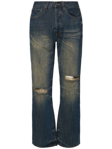 Faded Slit Straight Fit Jeans - JADED LONDON - Modalova