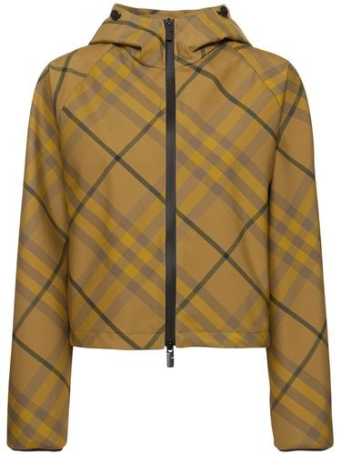 Chaqueta De Techno Con Capucha - BURBERRY - Modalova