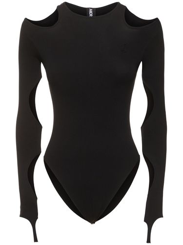 Sculpting Jersey Cutout Bodysuit - ANDREADAMO - Modalova