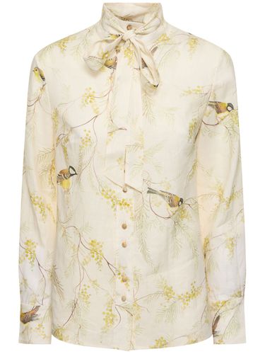 Blusa Estampada Que Se Ata - ZIMMERMANN - Modalova