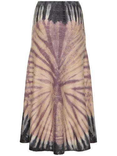 Olive Tie Dye Knit Long Skirt - GABRIELA HEARST - Modalova