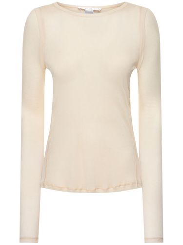 Crewneck Jersey T-shirt - VICTORIA BECKHAM - Modalova