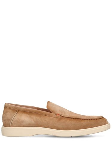 Botanist Suede Loafers - SANTONI - Modalova