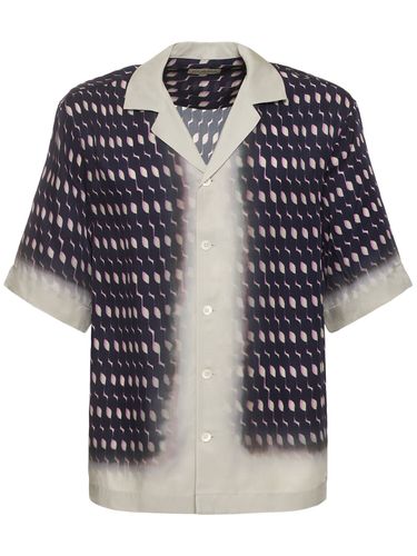 Cassi Printed Cupro Shirt - DRIES VAN NOTEN - Modalova