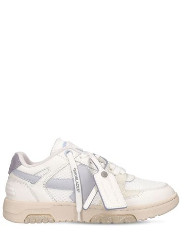 Mm Slim Out Of Office Leather Sneakers - OFF-WHITE - Modalova