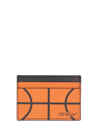 Kartenhülle Aus Leder „basketball“ - OFF-WHITE - Modalova