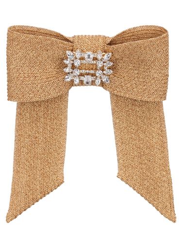 Rv Broche Bow Hair Clip - ROGER VIVIER - Modalova