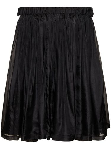 Medusa Off-shoulder Silk Mini Dress - RICK OWENS - Modalova