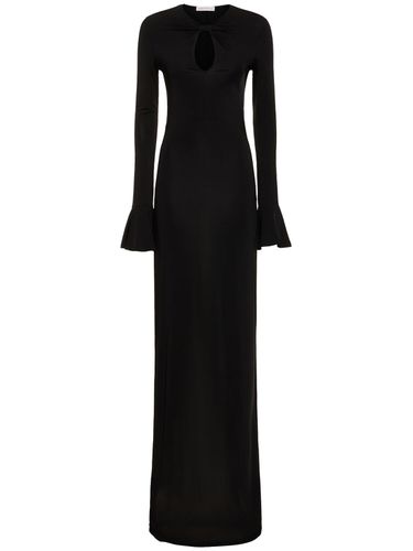 Flared Cuff Cutout Jersey Long Dress - NINA RICCI - Modalova