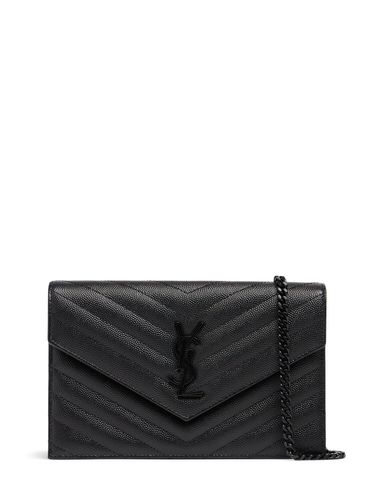 Small Monogram Quilted Leather Bag - SAINT LAURENT - Modalova