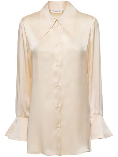 Camicia In Raso - NINA RICCI - Modalova