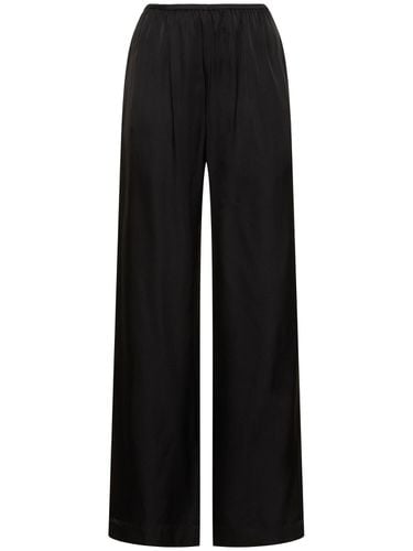 Aden Silk Blend Wide Pants - ANINE BING - Modalova