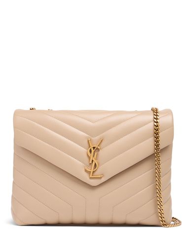 Medium Loulou Y-quilted Leather Bag - SAINT LAURENT - Modalova