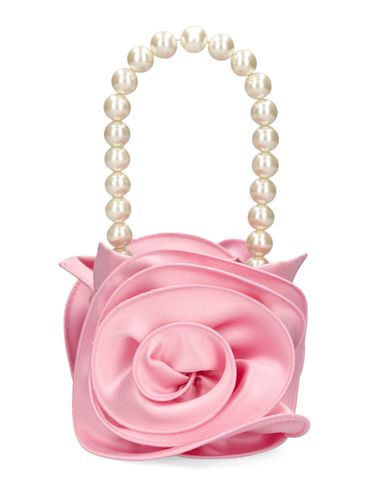 Small Magda Satin Pearl Top Handle Bag - MAGDA BUTRYM - Modalova