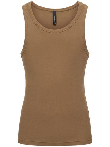 Rib Cotton Tank Top - ENTIRE STUDIOS - Modalova