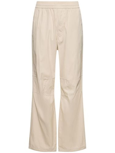 Coated Cotton & Tech Pants - BURBERRY - Modalova