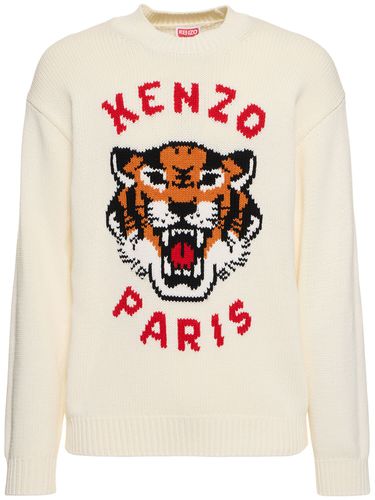 Maglia Tiger In Misto Cotone - KENZO PARIS - Modalova