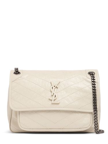 Bolso De Hombro Mediano Niki De Piel - SAINT LAURENT - Modalova