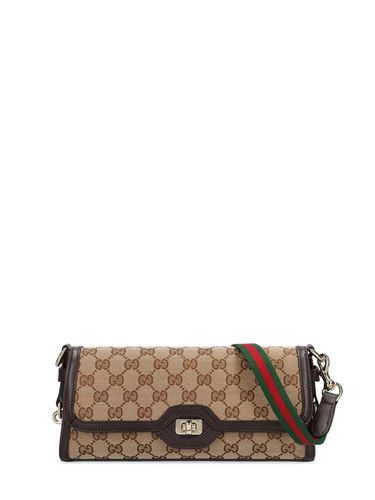 Gg Canvas Shoulder Bag - GUCCI - Modalova