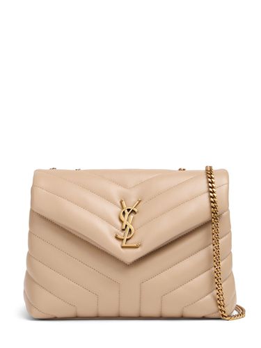 Small Loulou Leather Shoulder Bag - SAINT LAURENT - Modalova