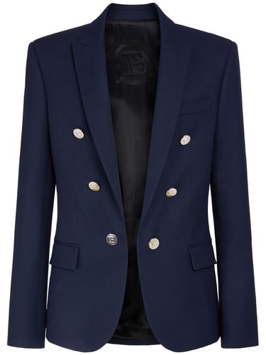 Wool Twill Blazer - BALMAIN - Modalova