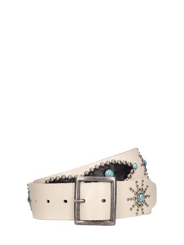 Cm Wilshire Studded Leather Belt - HTC LOS ANGELES - Modalova