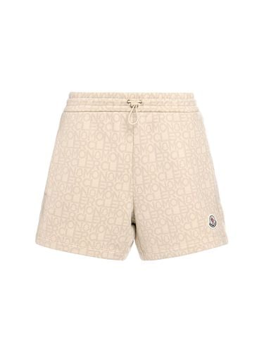 Monogram Jacquard Shorts - MONCLER - Modalova