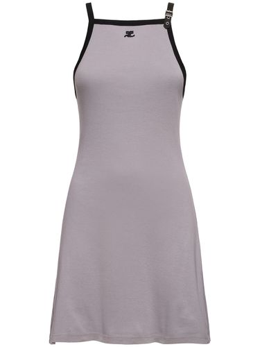 Minikleid Aus Twill Mit Schnalle - COURREGES - Modalova