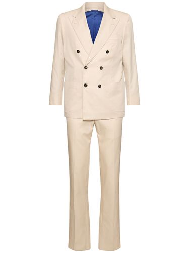 Double Breast Cotton Suit - KITON - Modalova