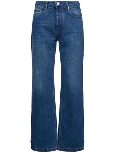 Straight Cotton Denim Jeans - AMI PARIS - Modalova