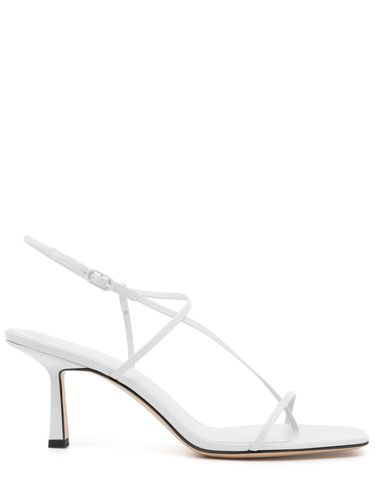 Mm Cross Front Leather Sandals - STUDIO AMELIA - Modalova