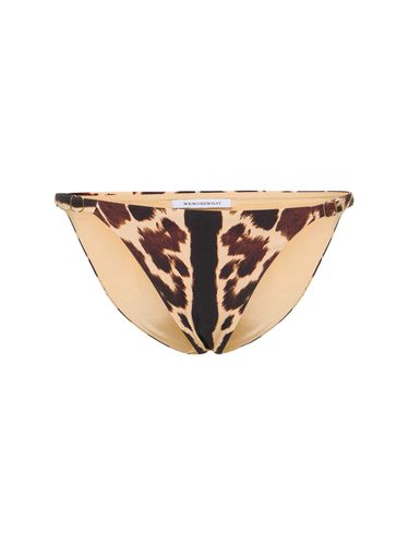 Animal Printed Bikini Bottoms - WEWOREWHAT - Modalova