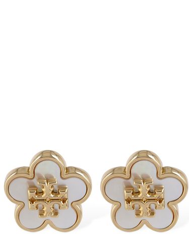 Kira Flower Stud Earrings - TORY BURCH - Modalova