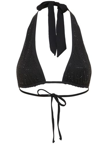 Self-tie Triangle Bikini Top - WEWOREWHAT - Modalova