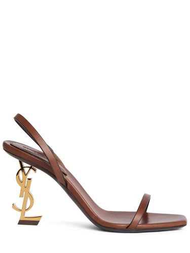 Mm Opyum Leather Sandals - SAINT LAURENT - Modalova