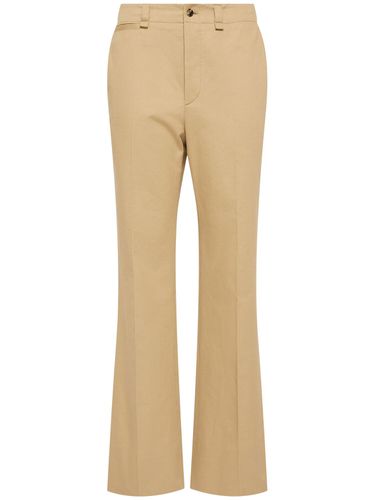 Cotton Drill Pants - SAINT LAURENT - Modalova