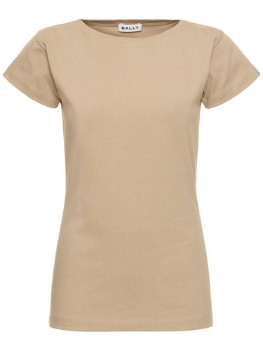 Cotton Jersey T-shirt - BALLY - Modalova