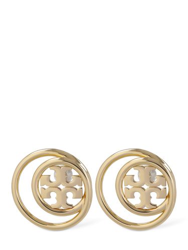 Miller Double Ring Stud Earrings - TORY BURCH - Modalova