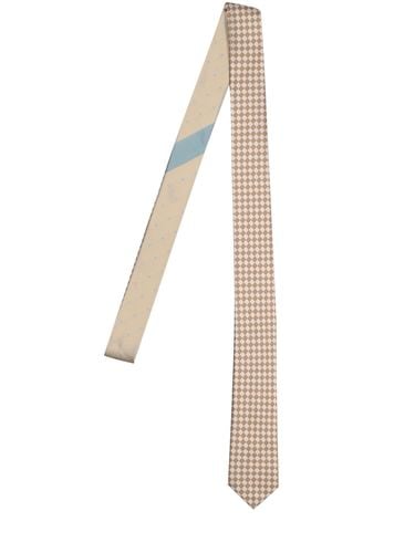 Classic Jacquard Silk Tie - DRIES VAN NOTEN - Modalova