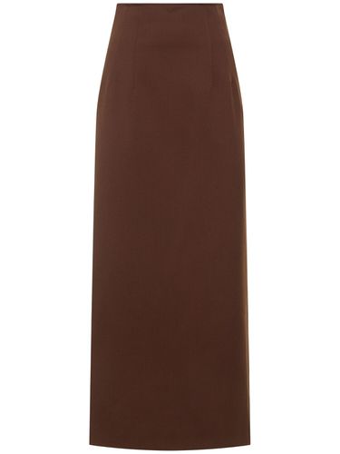 Shelby Wool Blend Maxi Skirt - THE ANDAMANE - Modalova