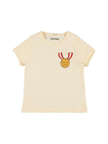 Camiseta De Algodón Estampada - MINI RODINI - Modalova