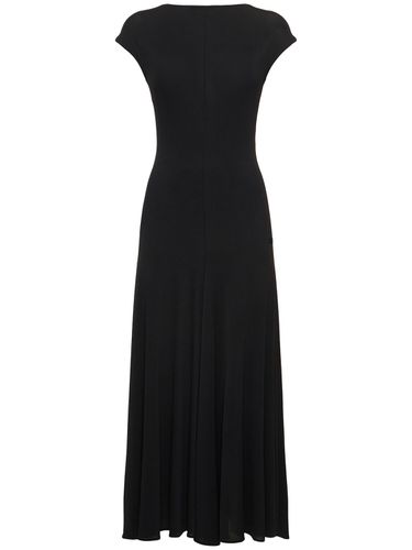 Jersey Flared Long Dress - MAGDA BUTRYM - Modalova